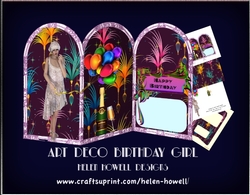 Art Deco Birthday Girl