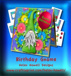 Birthday Gnome - Tent Card