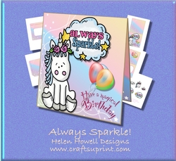 Always Sparkle - Tent Card