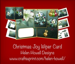 Christmas Joy Wiper Card