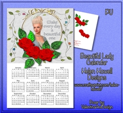 Beautiful Lady Calendar 2021