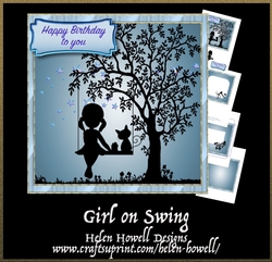 Girl on Swing