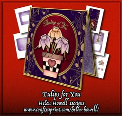 Tulips for You - Tent Card