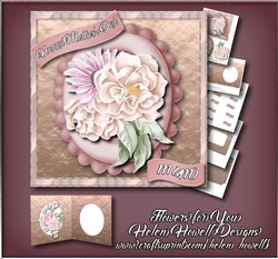 Flowers for You - Card doubles as a Mothers Day and Birthday Card