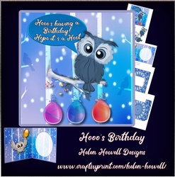 Hooos Birthday - Unisex card