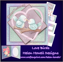 Love Birds - Anniversary Card