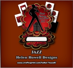 JAZZ - Shaped Easel Card - Unisex.