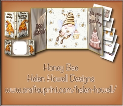 Honey Bee - Gatefold Card - suitable for both male/female