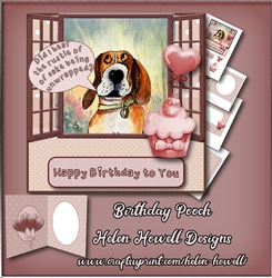 Birthday Pooch - Unisex card