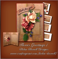 Flower Greetings 1 - Multi Occasions Card