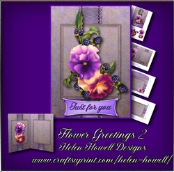 Flower Greetings 2 - Multi Occasions Card