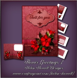 Flower Greetings 3 - Multi Occasions Card 