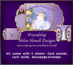 Friendship - Ruffle Edge Card