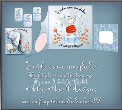 If Wishes were Snowflakes - Multi Occasions Pocket Wave Card