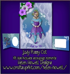 Lady Pussy Cat - Multi Occasions Card 