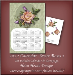 2022 Calendar - Sweet Roses 1