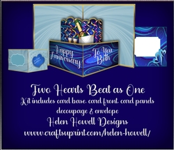 Two Hearts Beat as One - Pop Out Card