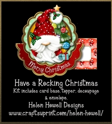 Have a Rocking Christmas - Rocker Card
