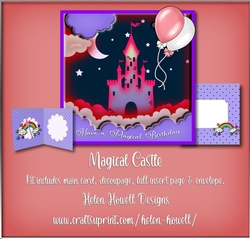 MagicalCastle -Illusion Papercut Card