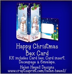 Happy Christmas Box Card
