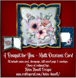 A Bouquet for You - Multi Occasions Card