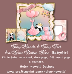 Tiny Hands, Tiny Feet & a Cute Button Nose - Baby Girl