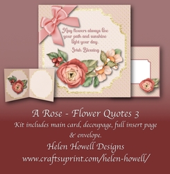 A Rose - Flower Quote Cards 3