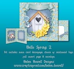 Hello Spring 2 - Multi Occasions Card