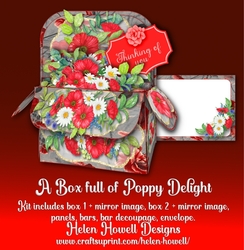 A Box Full of Poppy Delight - Pop Up Box - Multi Occasion