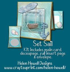 Set Sail - Pyramid card.