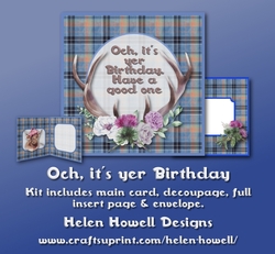 Och, its yer Birthday - Unisex card