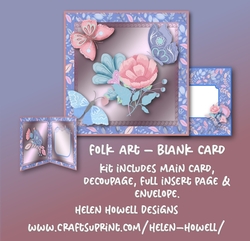 Folk Art - Blank Card
