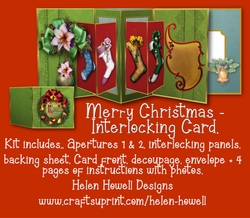 Merry Christmas Interlocking Card