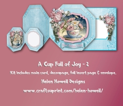 A Cup Full of Joy -2 - Octagonal Card - Multi Occasions.