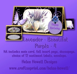 Lavender - Beautiful Purple 4 - Multi Occasions Card