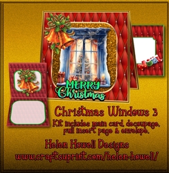 Christmas Window 3 - Tent Card