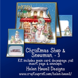 Christmas Shop and Snowman 3