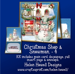 Christmas Shop and Snowman 4