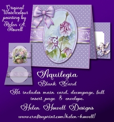 Aquilegia - Blank Card