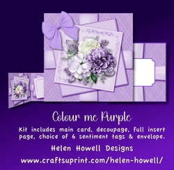 Colour me Purple - Multi Occasions Card