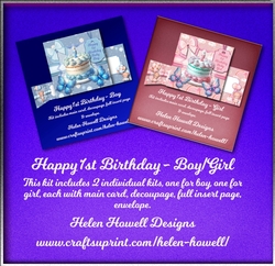 1st Birthday -Boy/Girl Double Kit