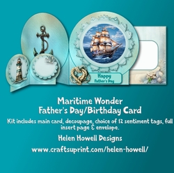 Maritime Wonder - Fathers Day/ ~Birthday Day Card