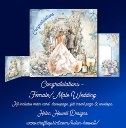 Congratulations - Female /Male Wedding