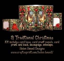 A Traditional Christmas - Double Window Card