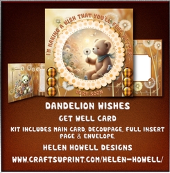 Dandelion Wishes - Get Well Card