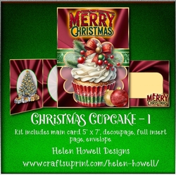 Christmas Cupcake 1