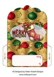 Christmas Money Envelope 2 - Christmas Stocking