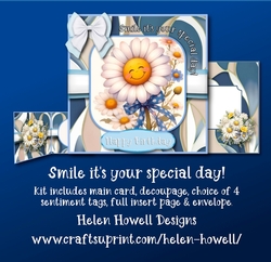 Smiling Daisy - multi occasions card