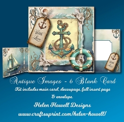 Antique Images 6 - Blank Card