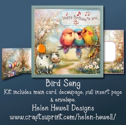 Bird Song  - Unisex Card - Also suitable for Children.